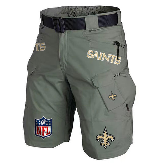 New Orleans Saints Limited Edition Front Pockets Men Shorts (Belt Not Included) AZBTFPMS000202