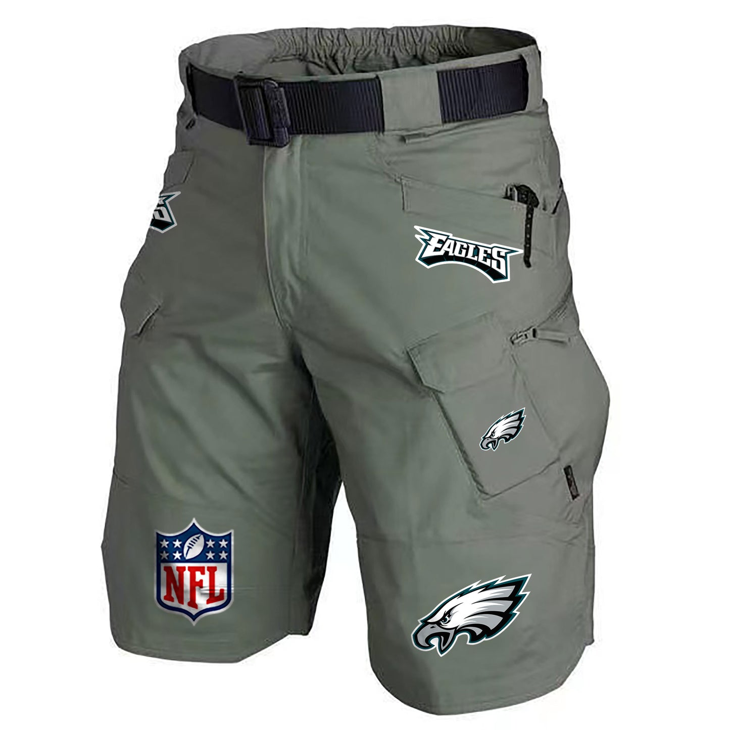 Philadelphia Eagles Limited Edition Front Pockets Men Shorts (Belt Not Included) AZBTFPMS000216
