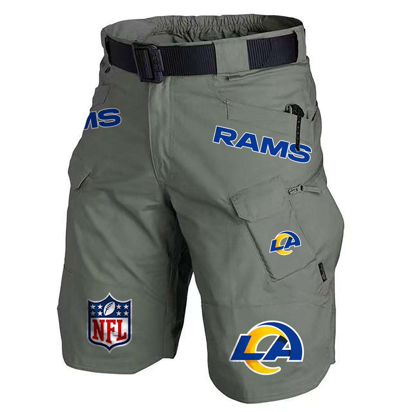 Los Angeles Rams Limited Edition Front Pockets Men Shorts (Belt Not Included) AZBTFPMS000218