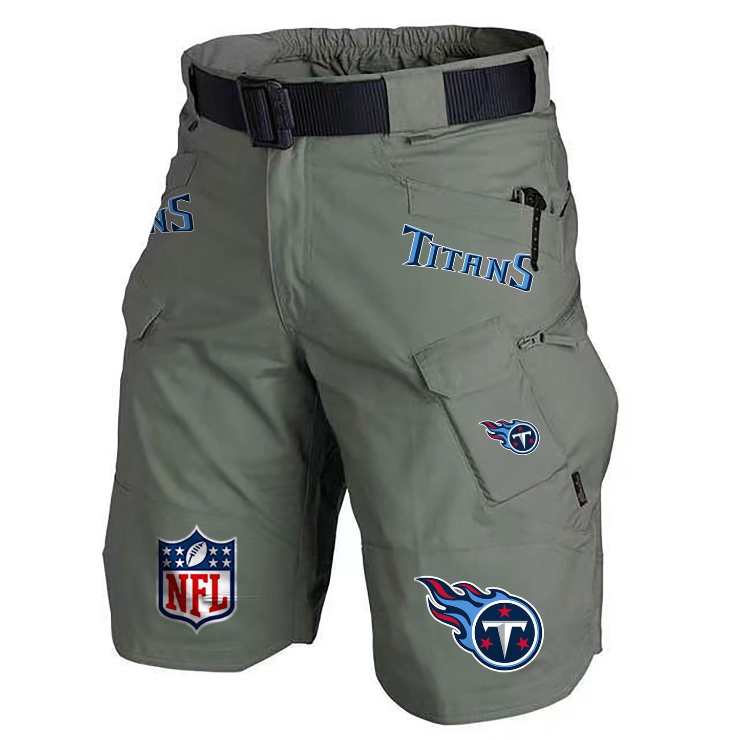 Tennessee Titans Limited Edition Front Pockets Men Shorts (Belt Not Included) AZBTFPMS000191