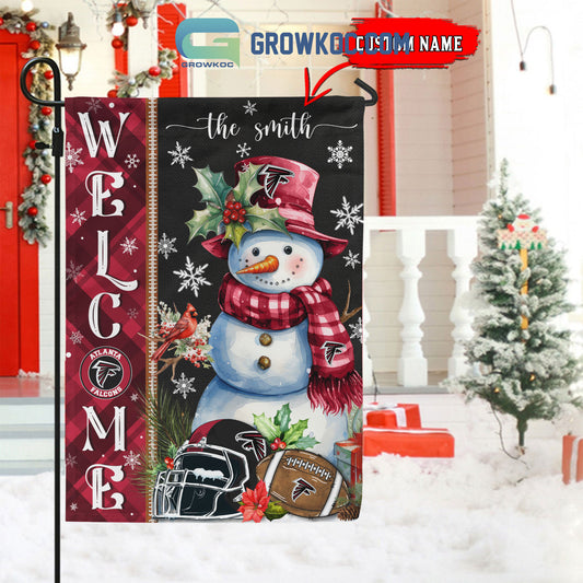 Atlanta Falcons Christmas Personalized Flag BGFLAG521