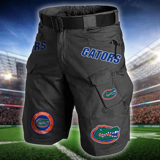 Florida Gators Limited Edition Front Pockets Men Shorts (Belt Not Included) AZBTFPMS000220
