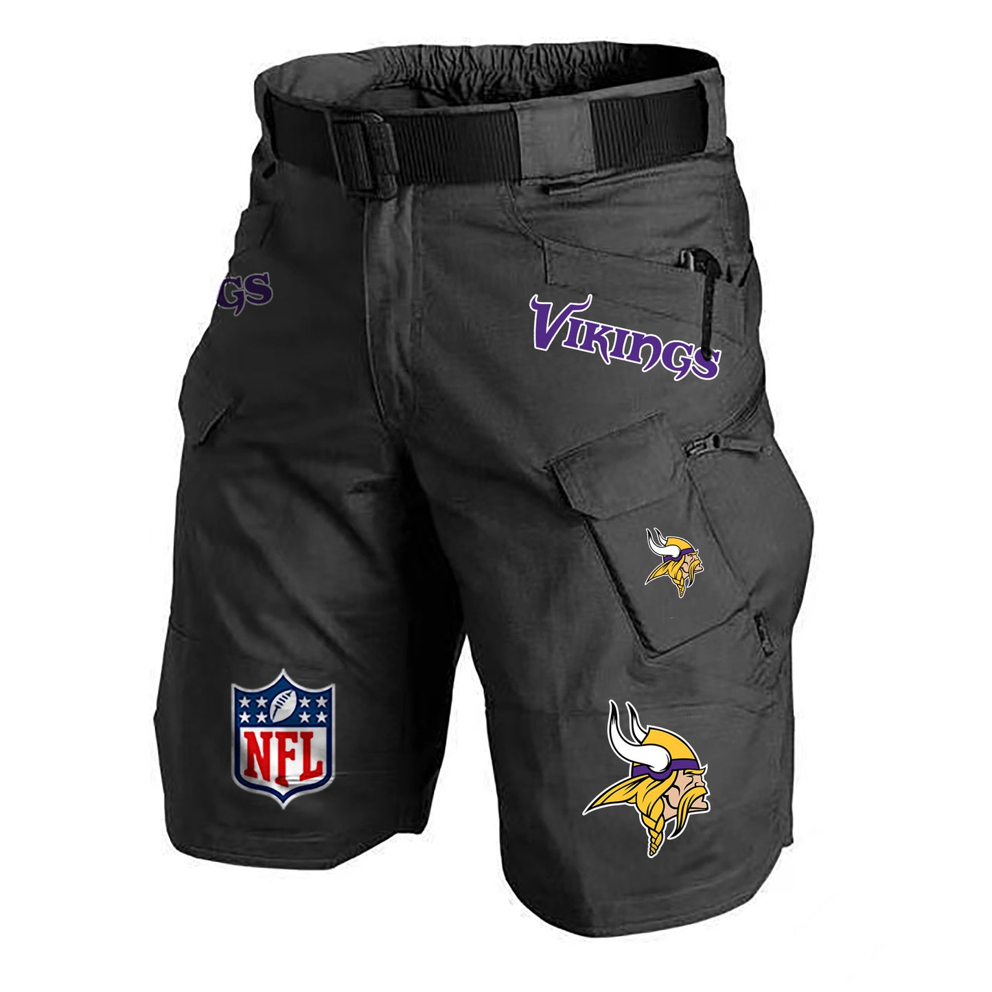 Minnesota Vikings Limited Edition Front Pockets Men Shorts (Belt Not Included) AZBTFPMS000200