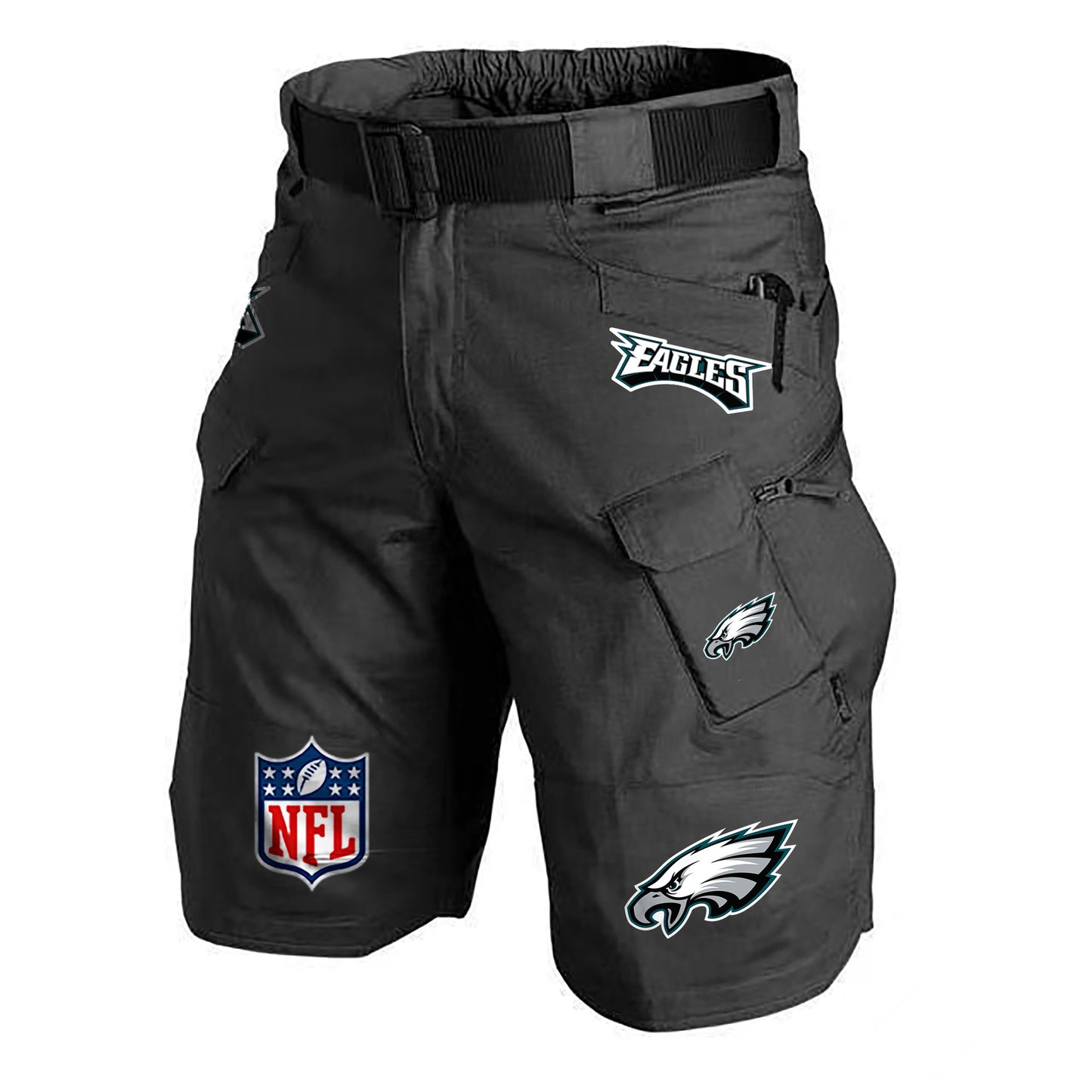 Philadelphia Eagles Limited Edition Front Pockets Men Shorts (Belt Not Included) AZBTFPMS000216