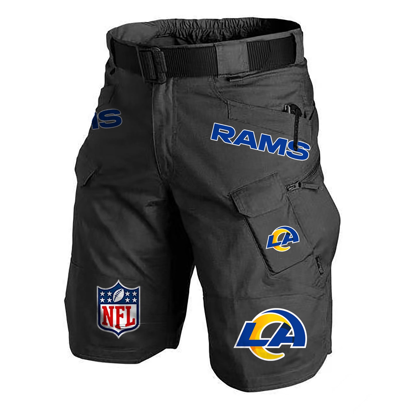 Los Angeles Rams Limited Edition Front Pockets Men Shorts (Belt Not Included) AZBTFPMS000218