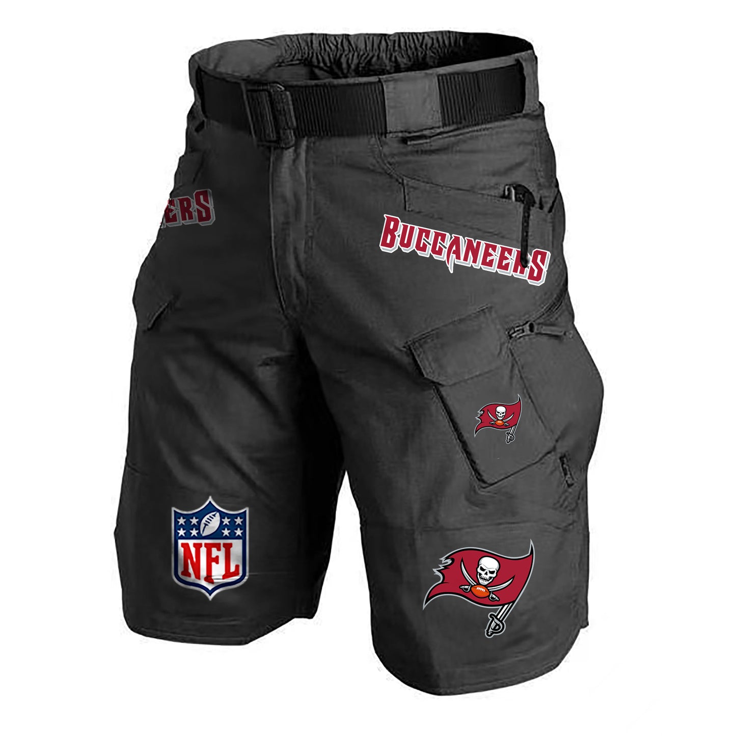 Tampa Bay Buccaneers Limited Edition Front Pockets Men Shorts (Belt Not Included) AZBTFPMS000190