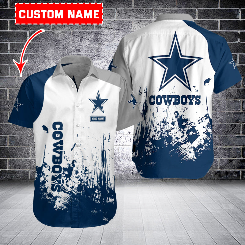 Dallas Cowboys  Personalized Button Shirt BB973