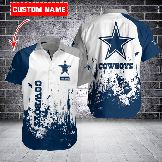 Dallas Cowboys  Personalized Button Shirt BB973