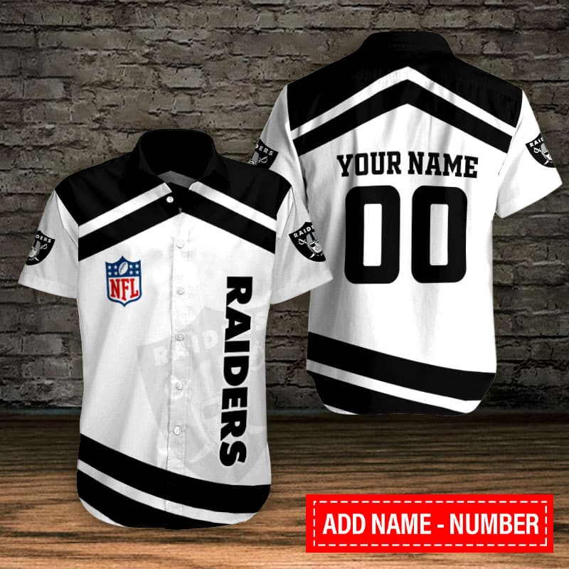Las Vegas Raiders Personalized Button Shirt BB987
