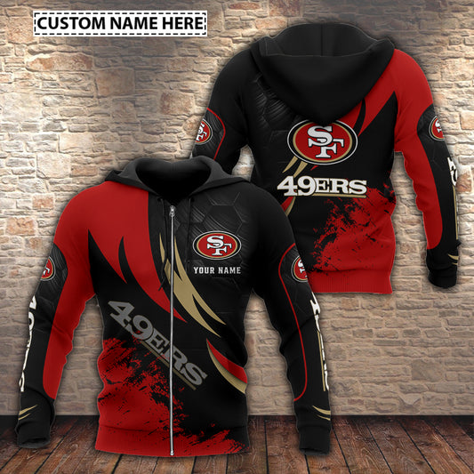San Francisco 49ers Personalized Hoodie BBHD812