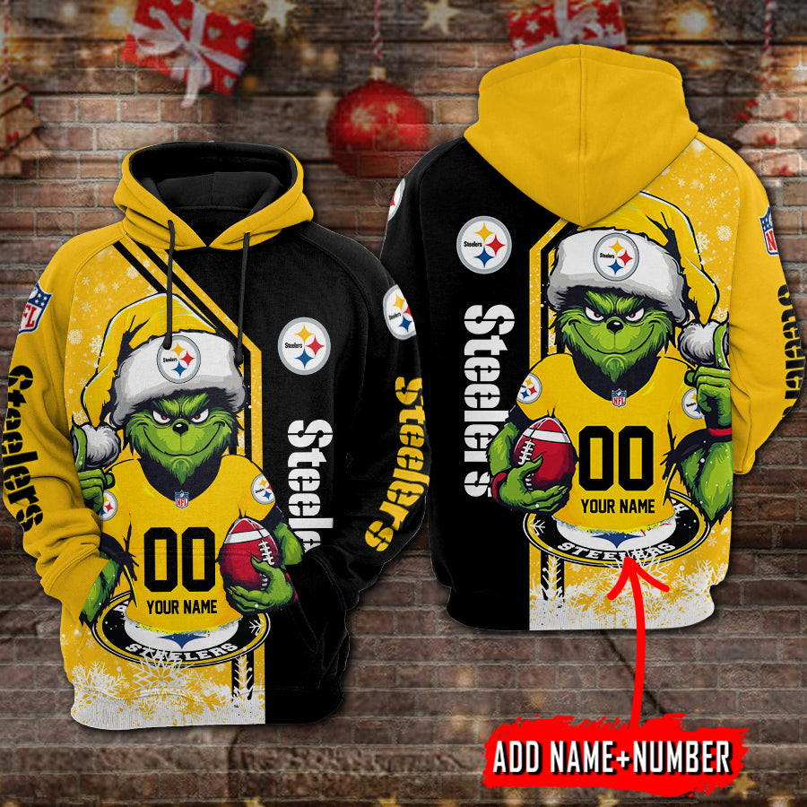 Pittsburgh Steelers Personalized Christmas Hoodie BBHD842