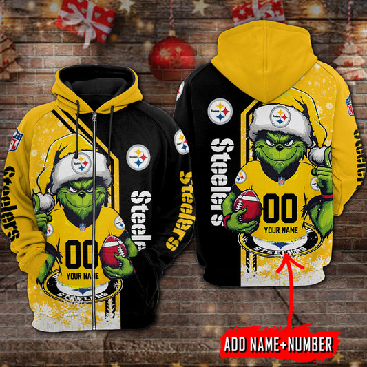 Pittsburgh Steelers Personalized Christmas Hoodie BBHD842