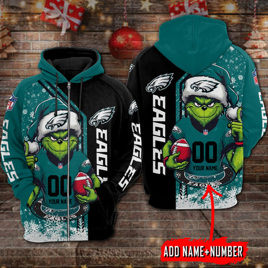 Philadelphia Eagles Personalized Christmas Hoodie BBHD844