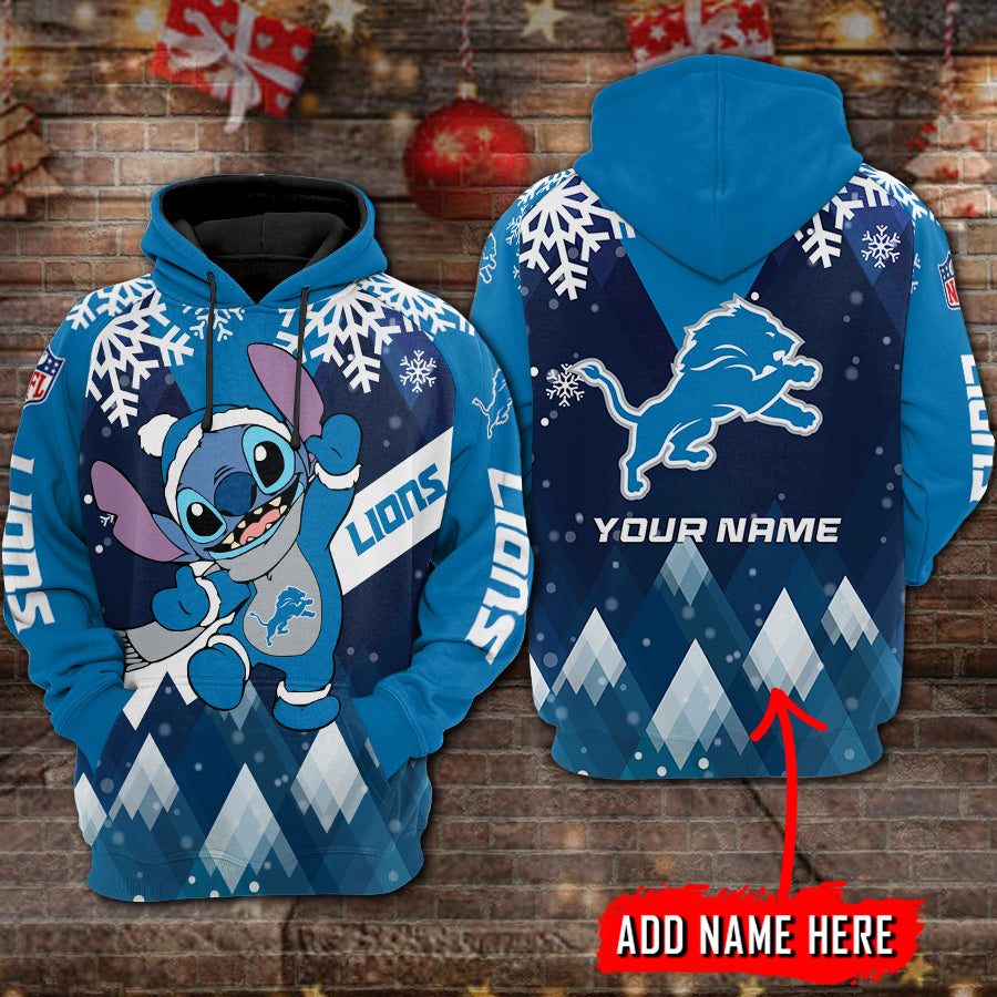 Detroit Lions Personalized Christmas Hoodie BBHD848
