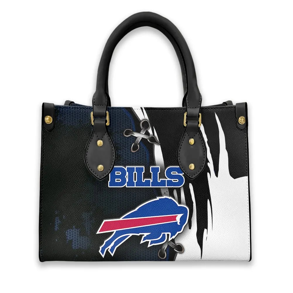 Buffalo Bills Personalized Leather Hand Bag BB121