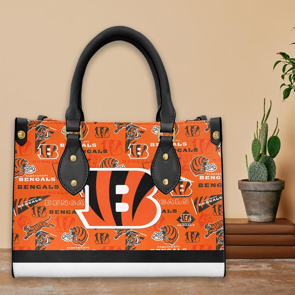 Cincinnati Bengals Leather Hand Bag BB125