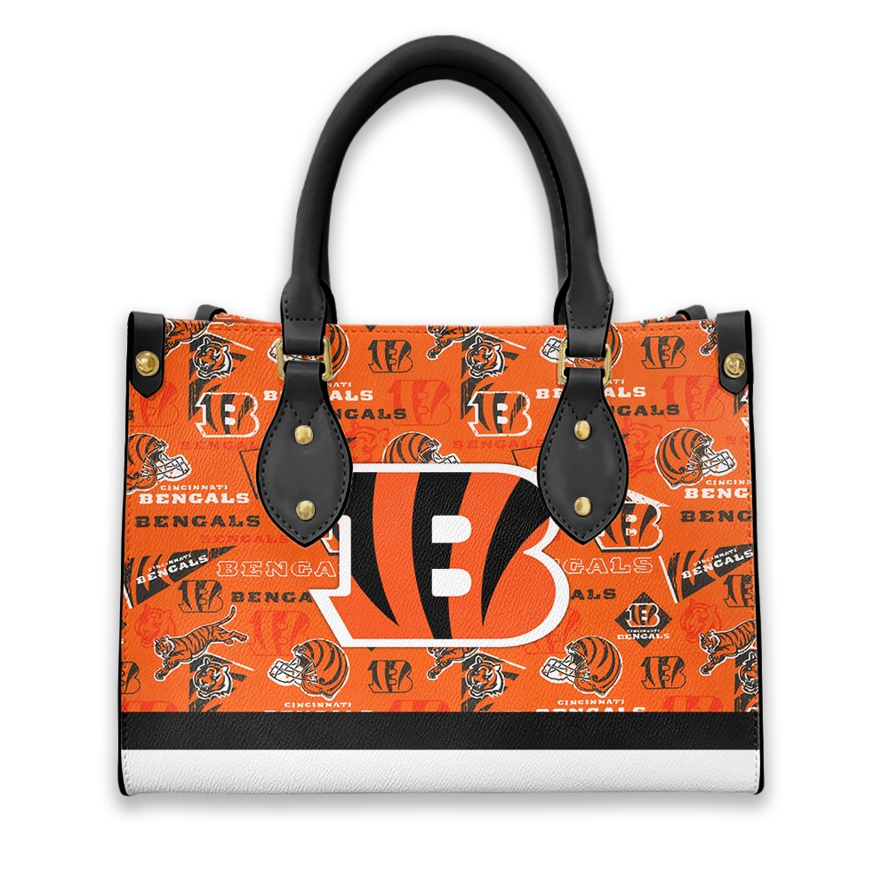 Cincinnati Bengals Leather Hand Bag BB125