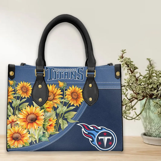 Tennessee Titans Personalized Leather Hand Bag BB128