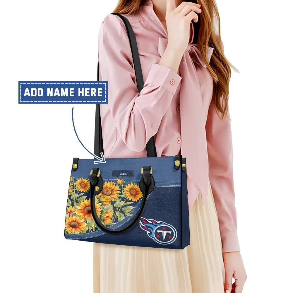 Tennessee Titans Personalized Leather Hand Bag BB128