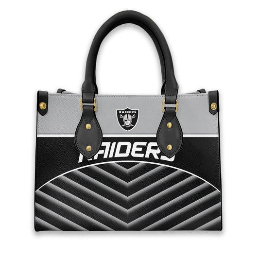 Las Vegas Raiders Personalized Leather Hand Bag BB130