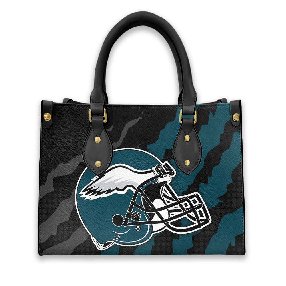 Philadelphia Eagles Personalized Leather Hand Bag BB132