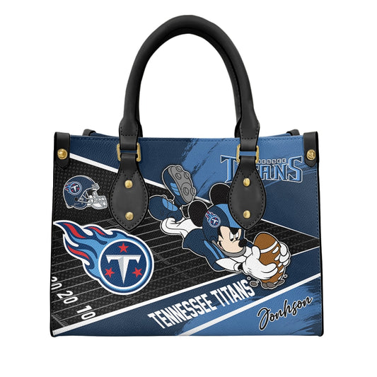 Tennessee Titans Personalized Leather Hand Bag BB205