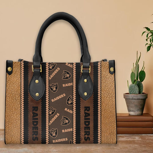 Las Vegas Raiders Leather Hand Bag BB211