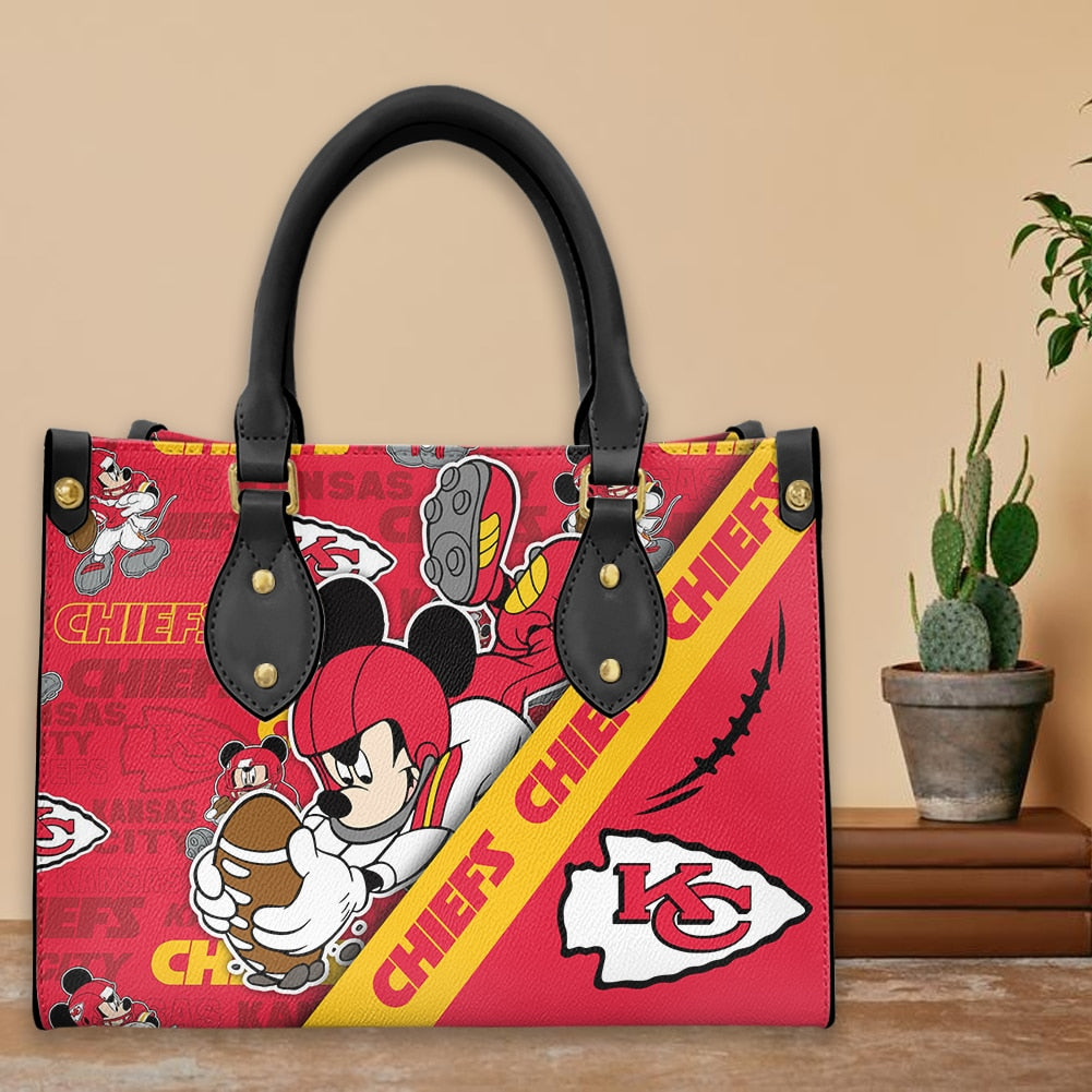 Kansas City Chiefs Leather Hand Bag BB212