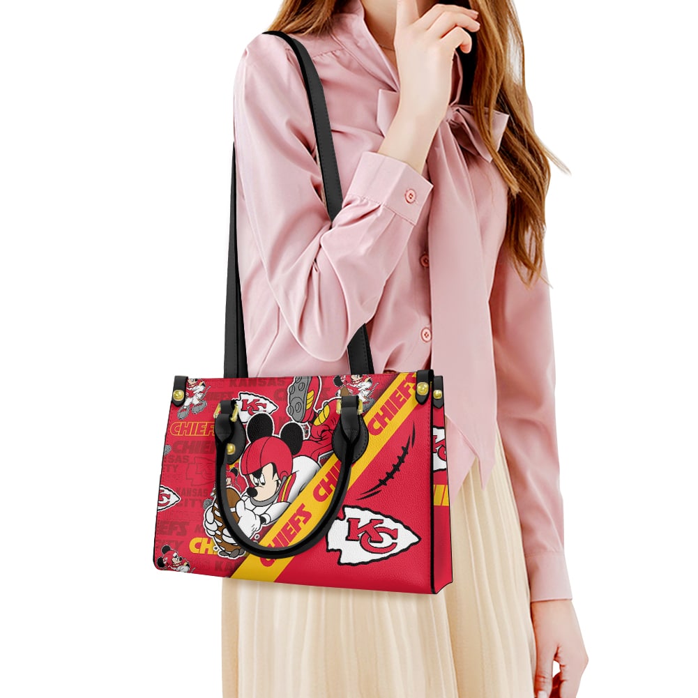 Kansas City Chiefs Leather Hand Bag BB212