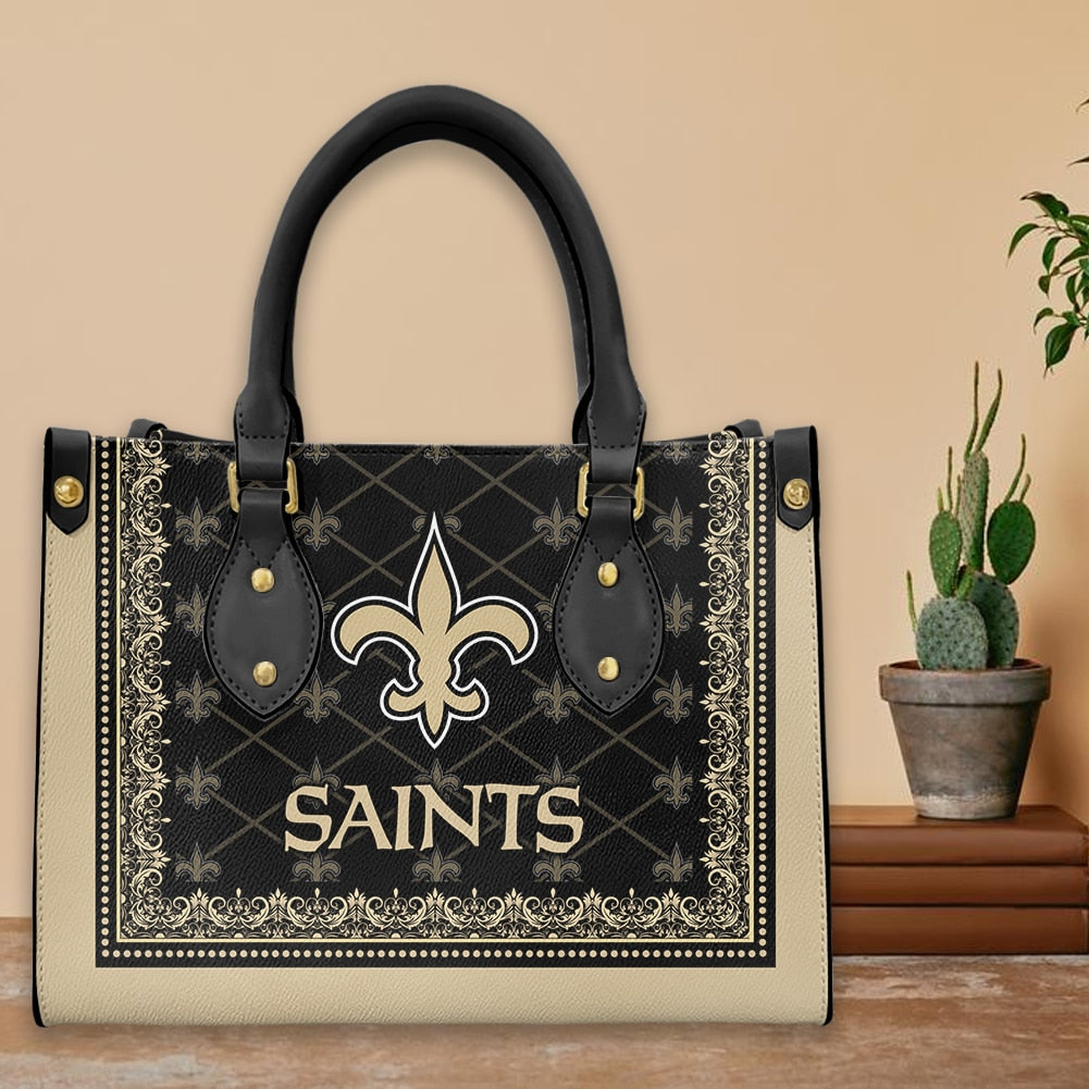 New Orleans Saints Leather Hand Bag BB248