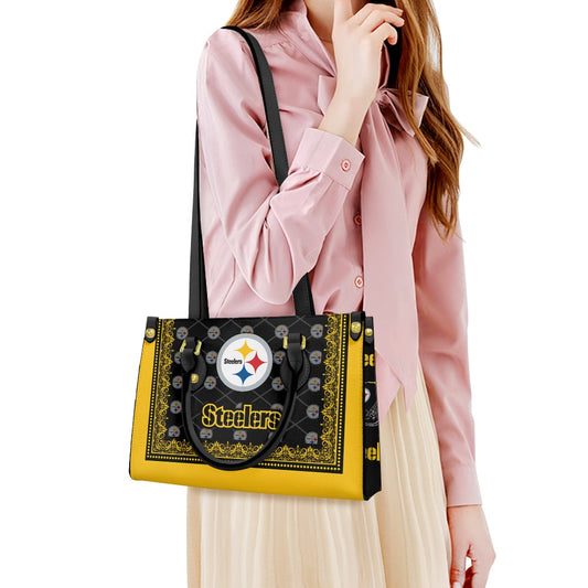 Pittsburgh Steelers Leather Hand Bag BB249