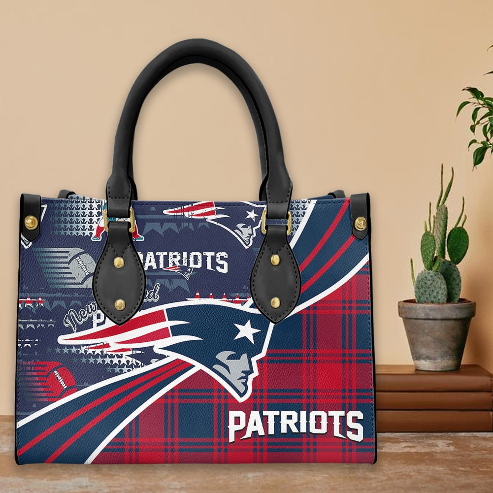 New England Patriots Leather Hand Bag BB254