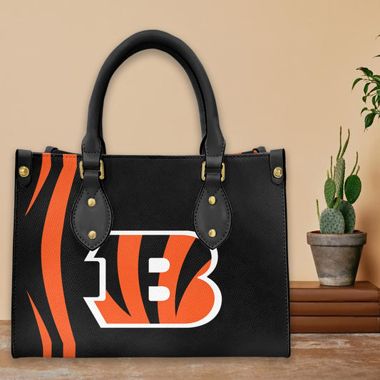 Cincinnati Bengals Personalized Leather Hand Bag BB273