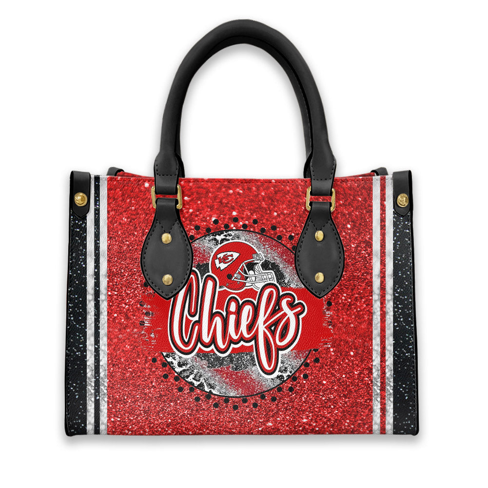 Kansas City Chiefs Leather Hand Bag BB374