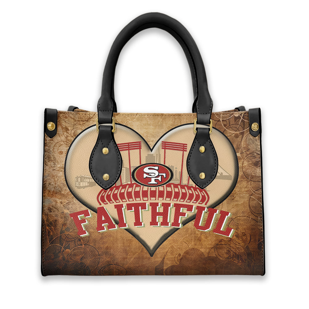 San Francisco 49ers Leather Hand Bag BBLTHB685
