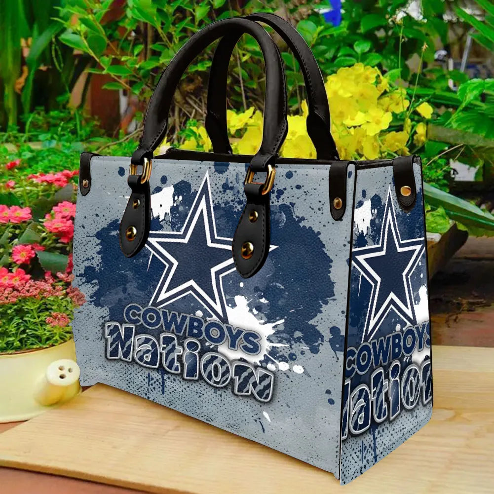 Dallas Cowboys Leather Hand Bag BBLTHB698