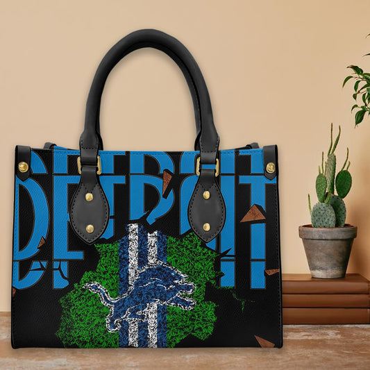 Detroit Lions Leather Hand Bag BBLTHB708