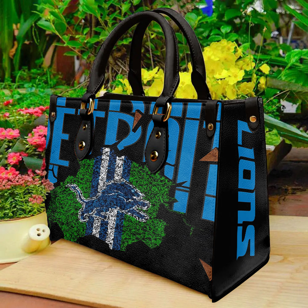 Detroit Lions Leather Hand Bag BBLTHB708