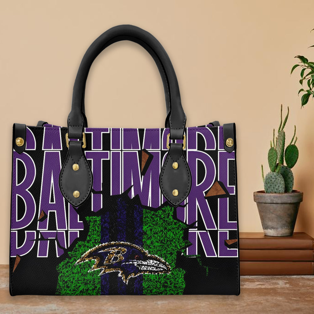 Baltimore Ravens Leather Hand Bag BBLTHB709