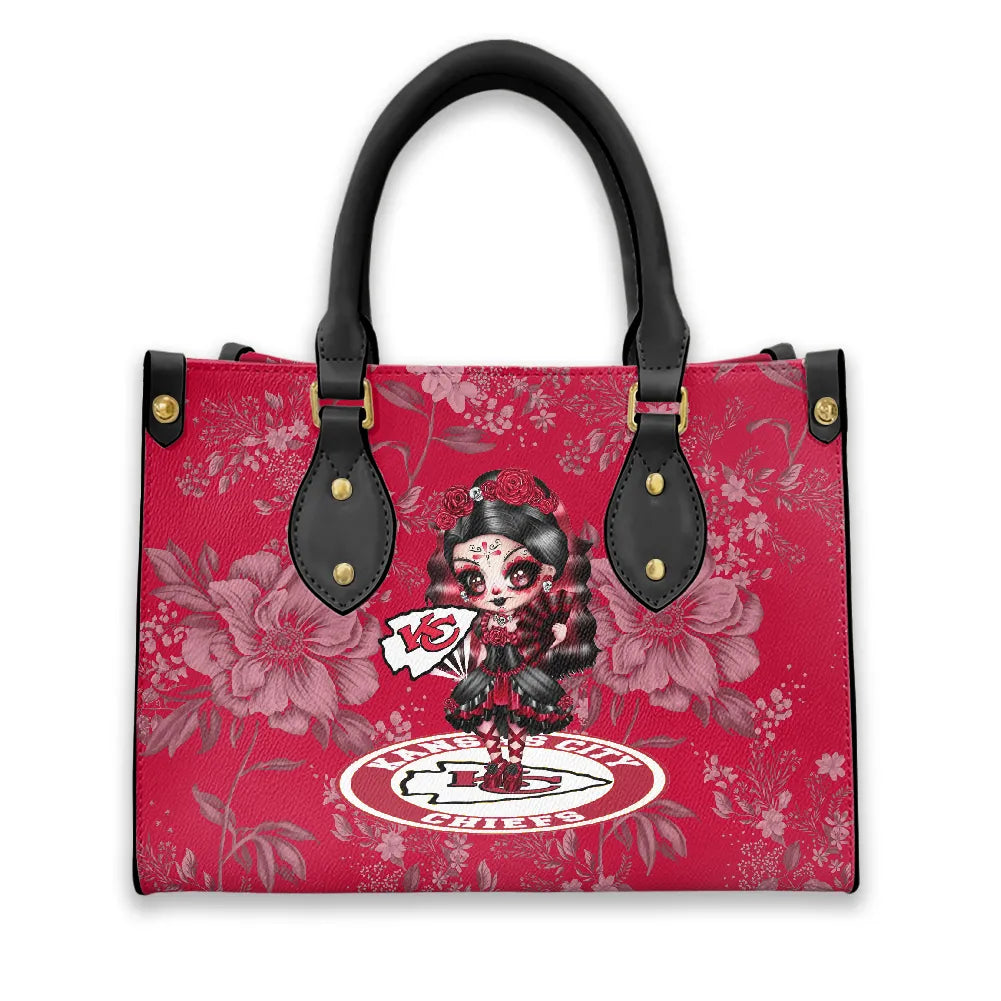 Kansas City Chiefs Leather Hand Bag BBLTHB731