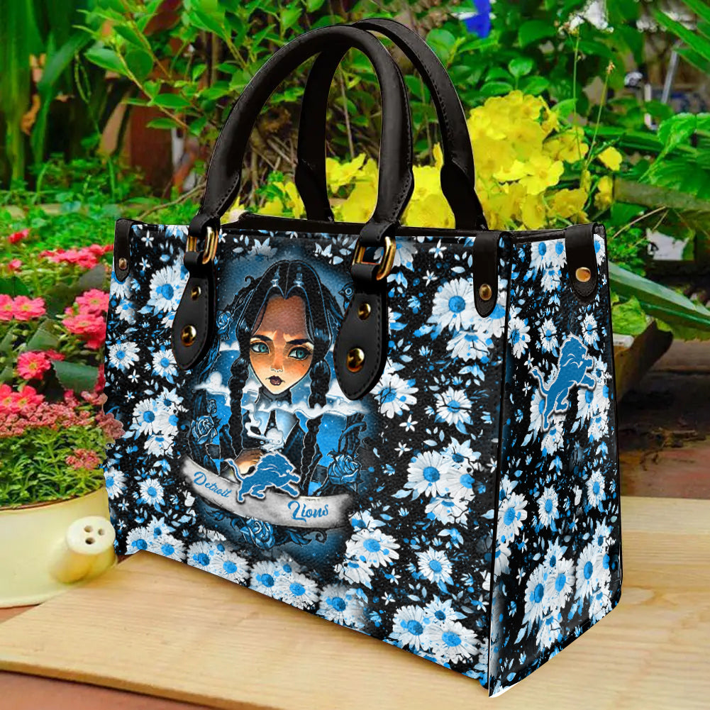 Detroit Lions Leather Hand Bag BBLTHB735