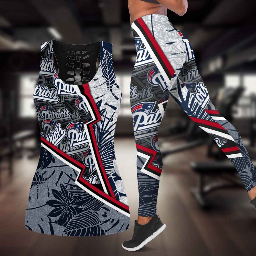 New England Patriots Combo Tank Top And Leggings BG305