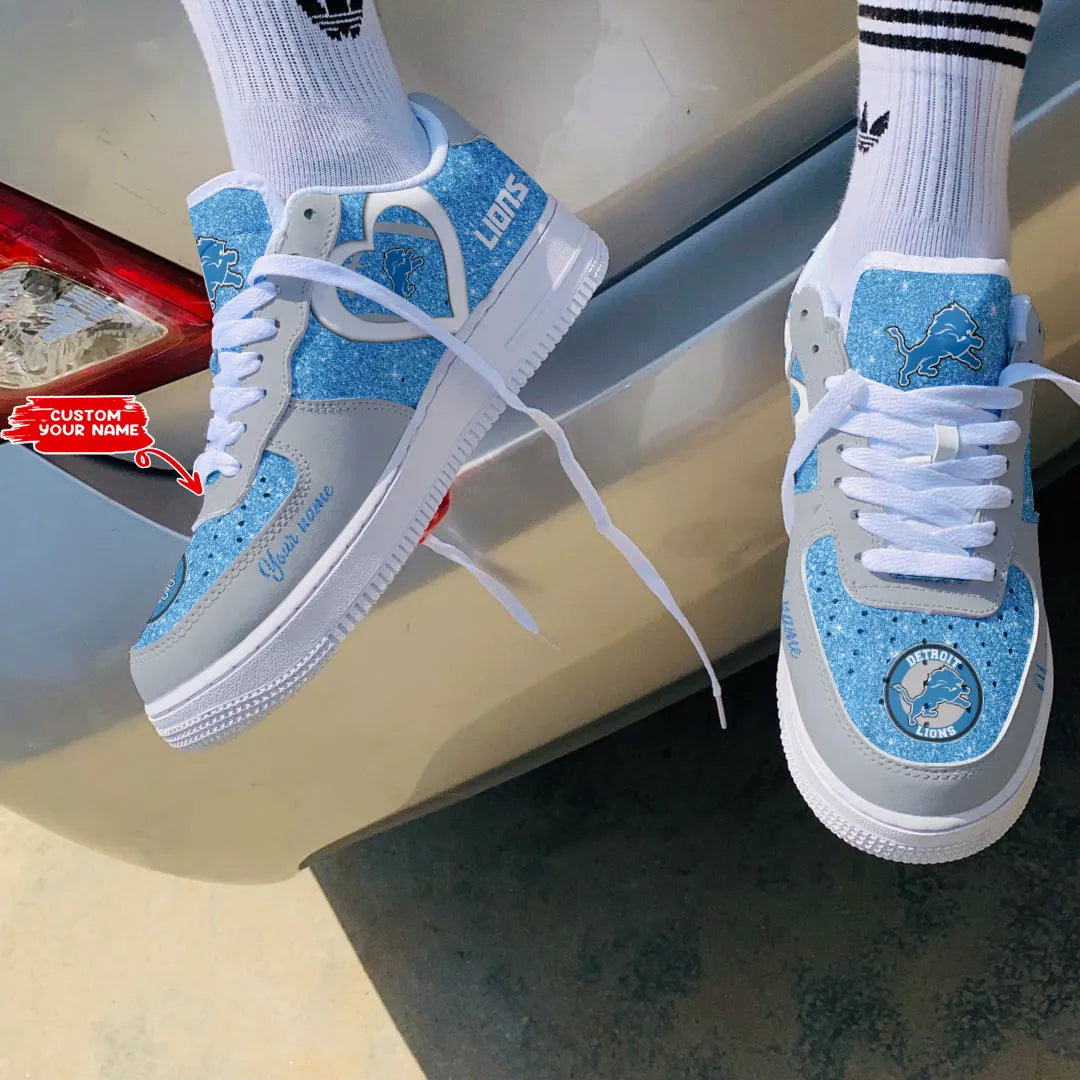 Detroit Lions Personalized AF1 Shoes BGAF1S386
