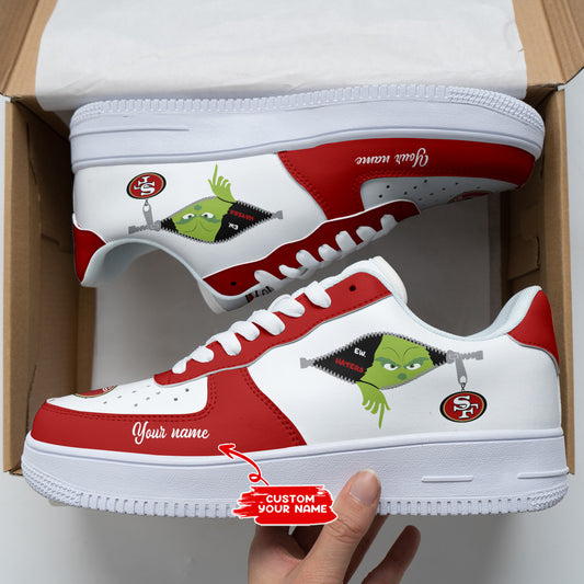 San Francisco 49ers Personalized AF1 Shoes BGAF1S390