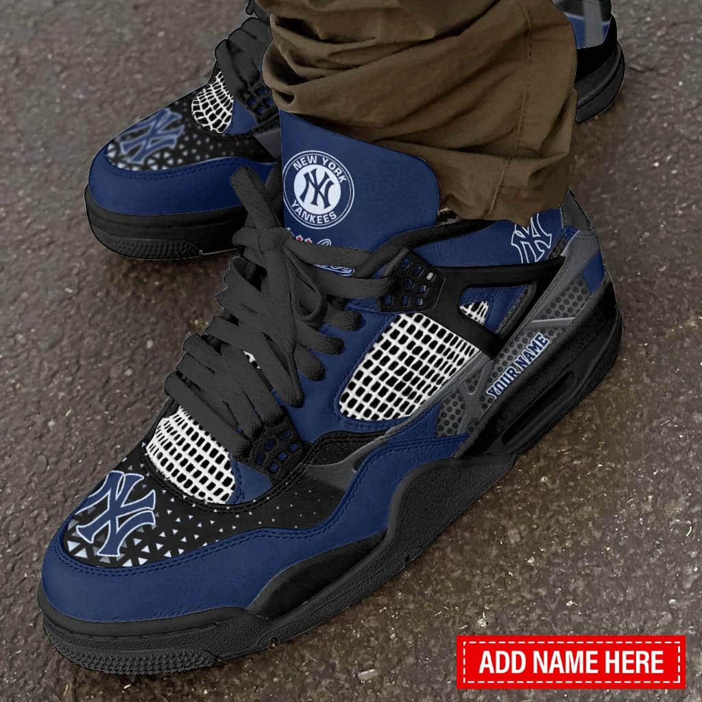 New York Yankees Personalized AJ4 Sneaker BG264