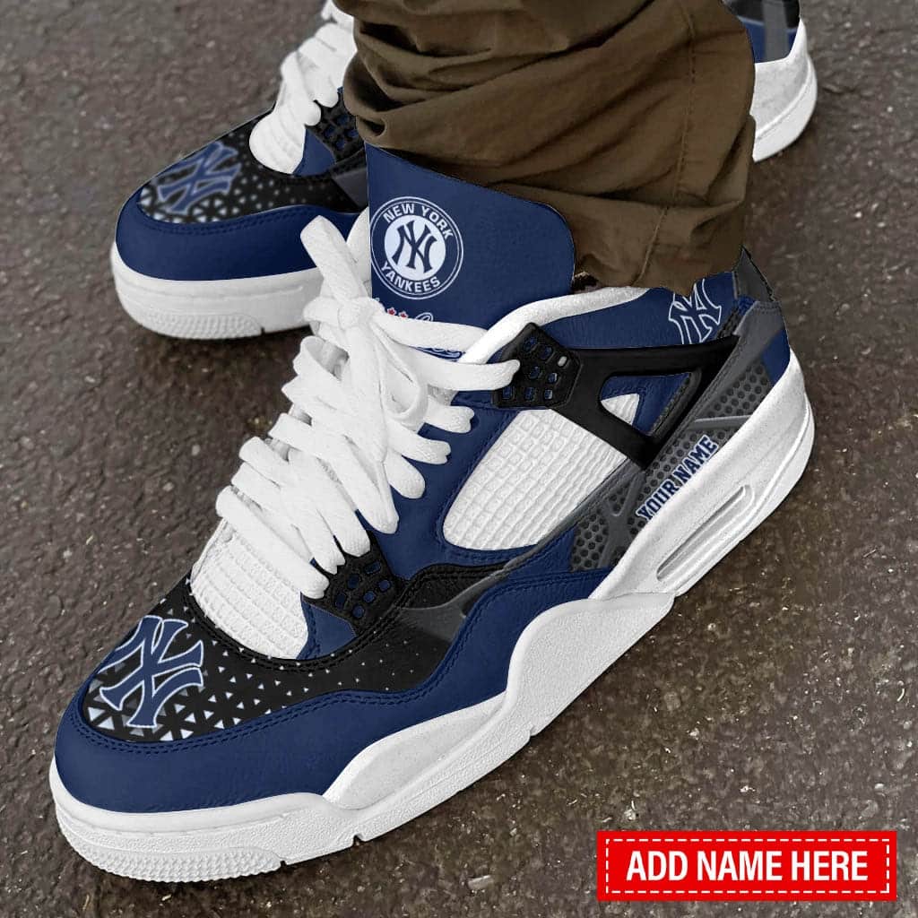 New York Yankees Personalized AJ4 Sneaker BG264