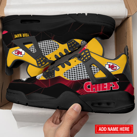 Kansas City Chiefs Personalized AJ4 Sneaker BG315