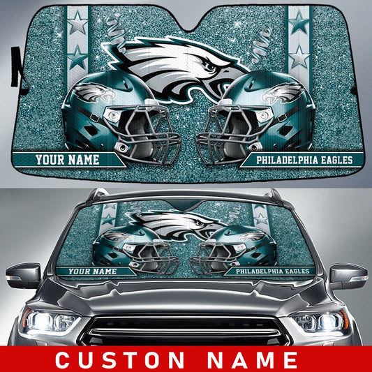 Philadelphia Eagles Personalized Auto Sun Shade BG128