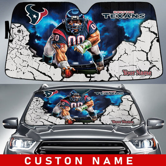 Houston Texans Personalized Auto Sun Shade BG221
