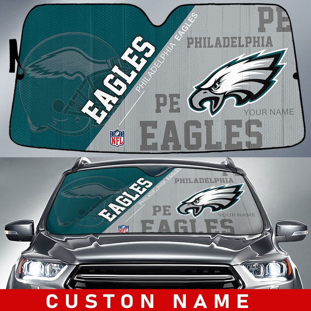 Philadelphia Eagles Personalized Auto Sun Shade BG226